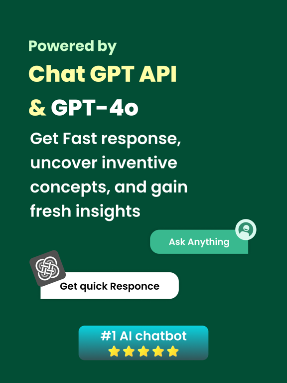 AI Chat & AI Chatbot Assistant iPad screenshot 1 - Business app