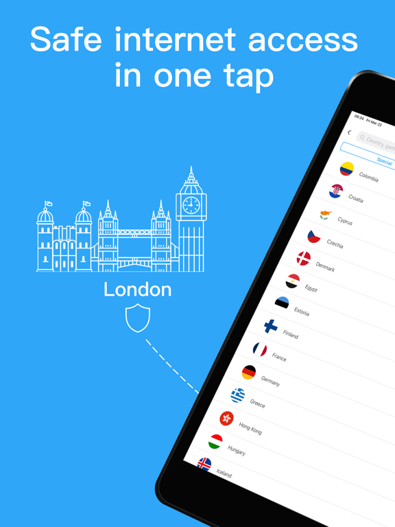 Screenshot #4 pour Speedy Quark VPN - VPN Proxy