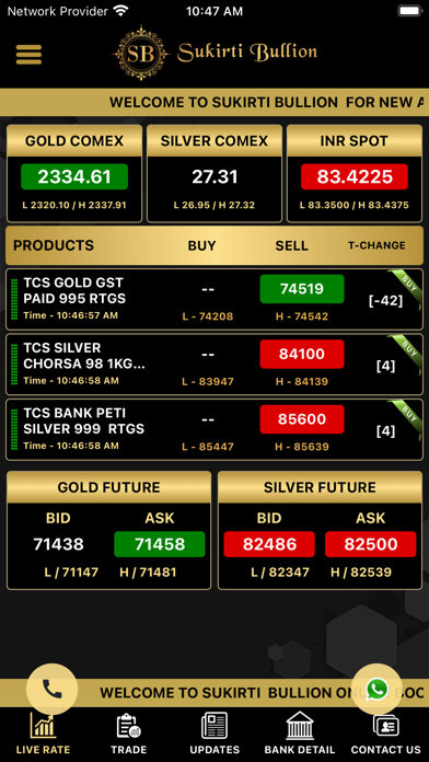 Sukirti Bullion Screenshot