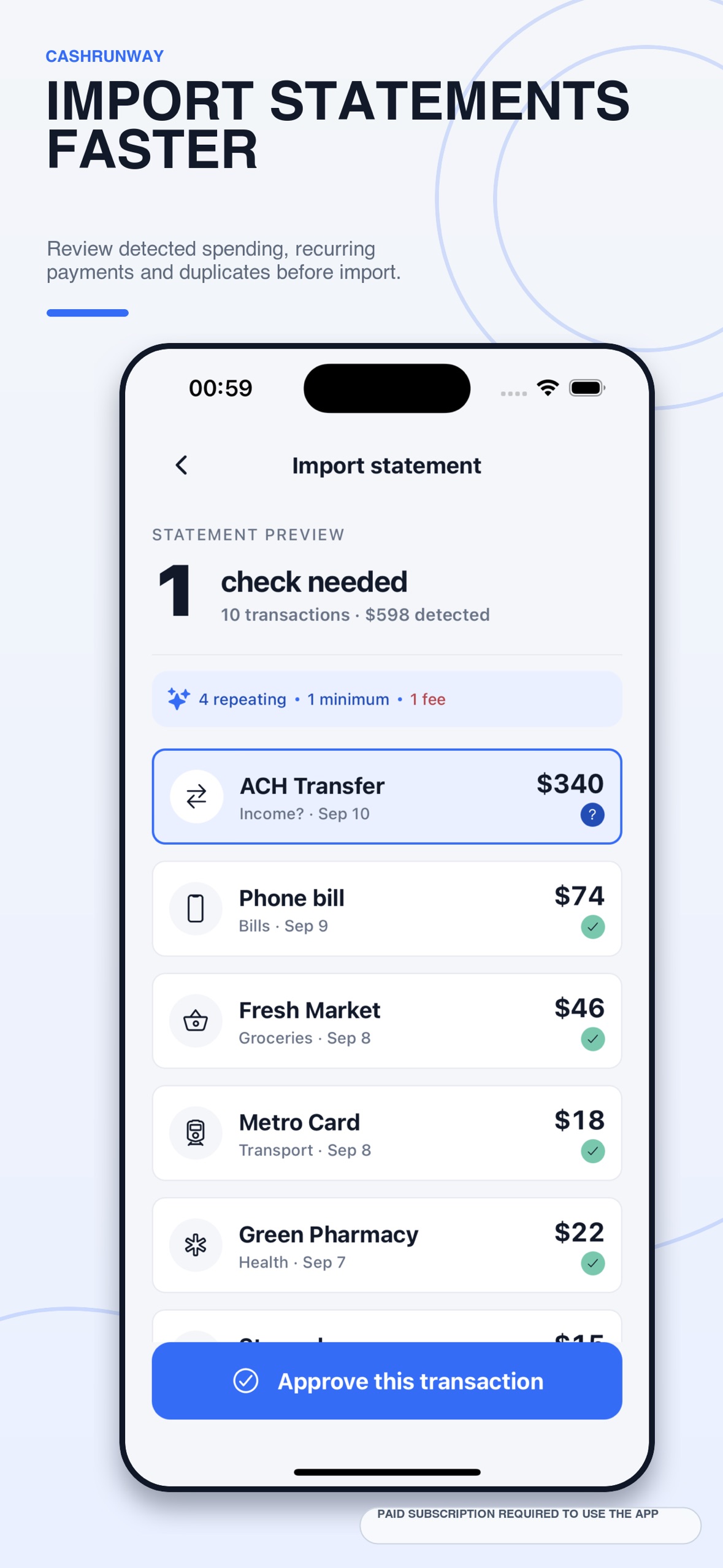 Screenshot 5 of CashRunway: Money Planner