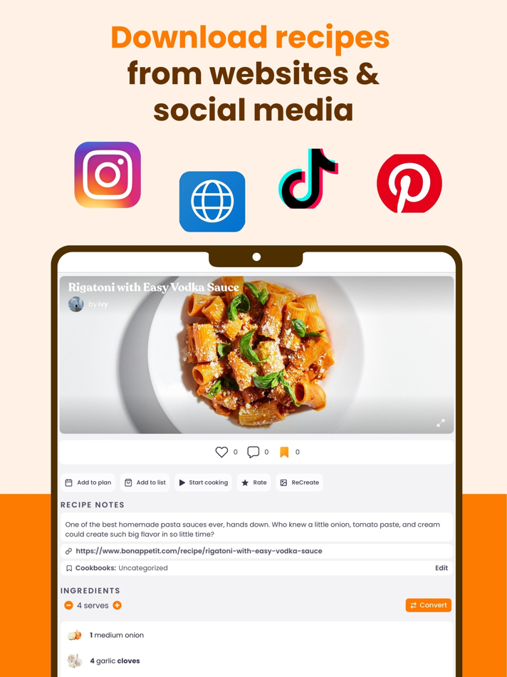 #1. ReciMe: Recipes & Meal Planner (iOS) Door: ReciMe Pty Ltd