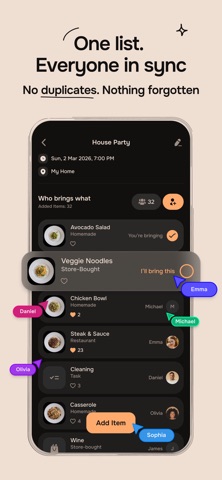 YoBring - Potluck Planner Screenshot 2 of 5