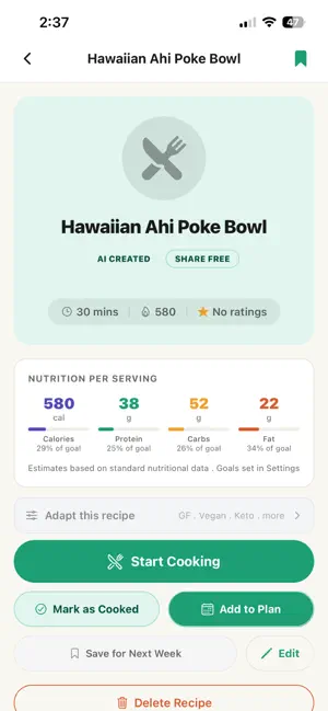 Nourish: Make Dinner Easy screenshot 4