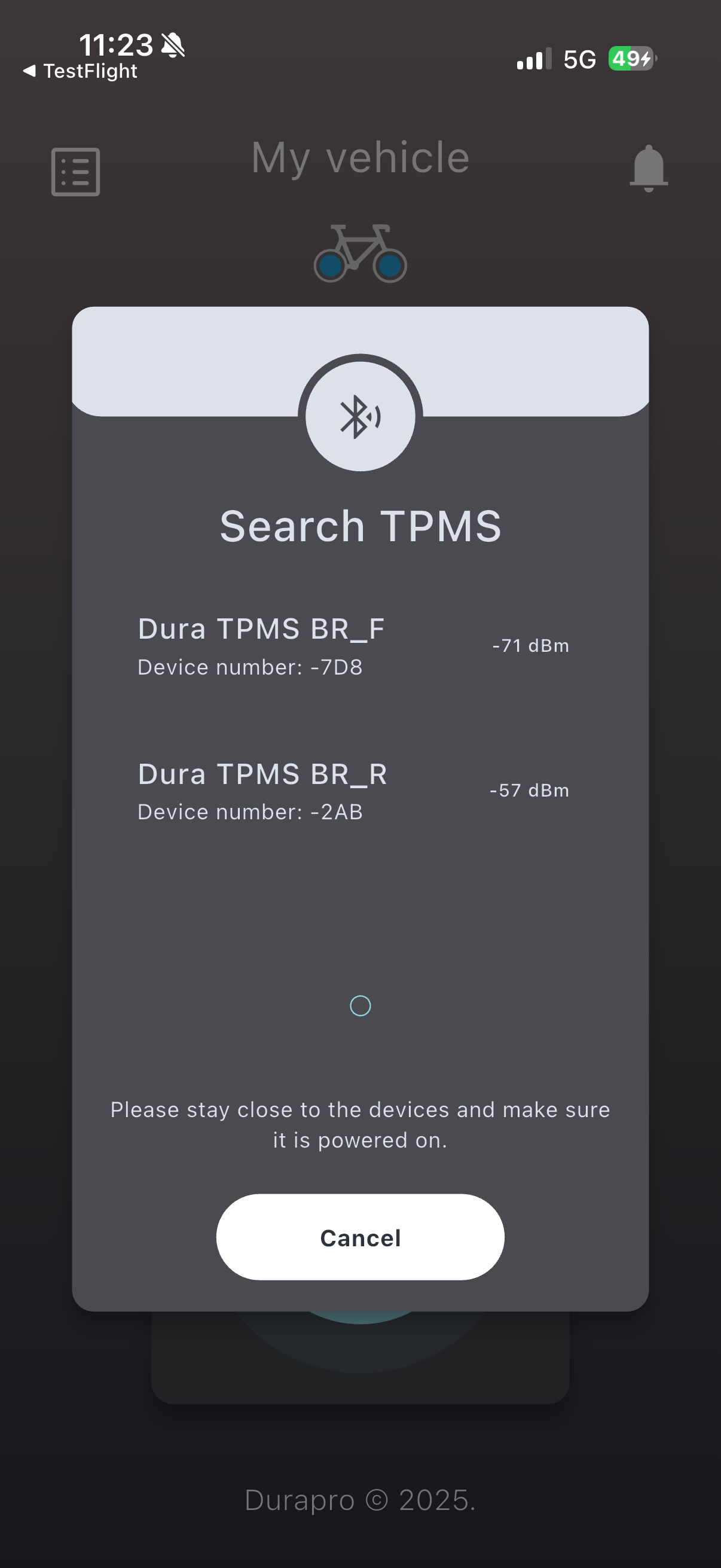 Dura TPMS screenshot 7