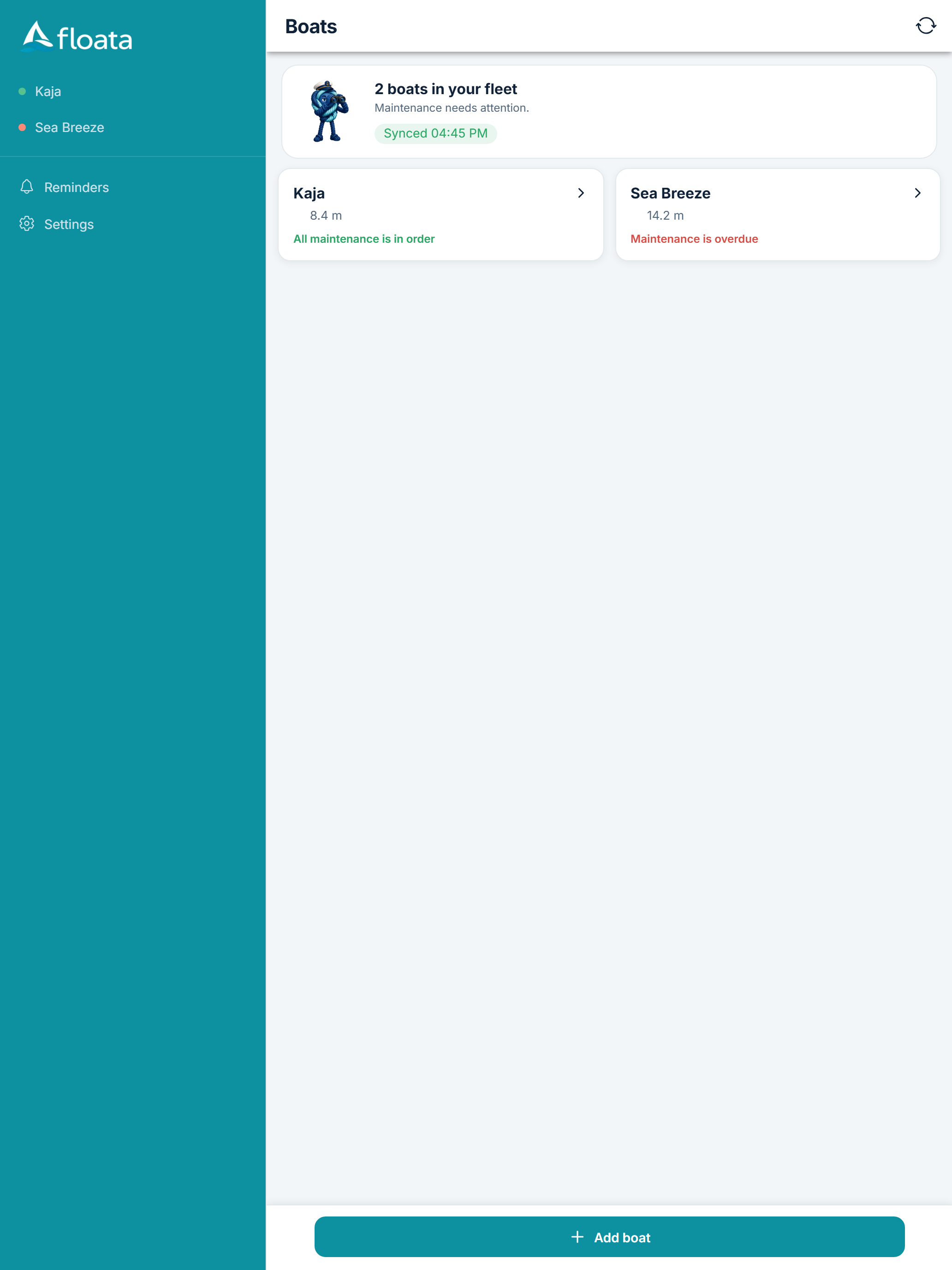 Afloata: Boat Maintenance Log screenshot 6
