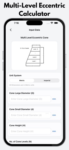 Cones Calculator Pro のスクリーンショット