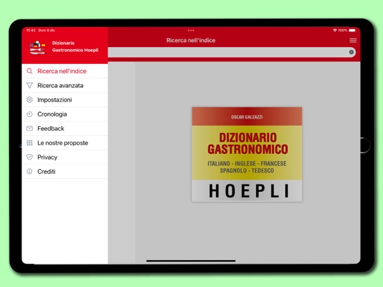 Screenshot #5 pour Dizionario Gastronomico Hoepli