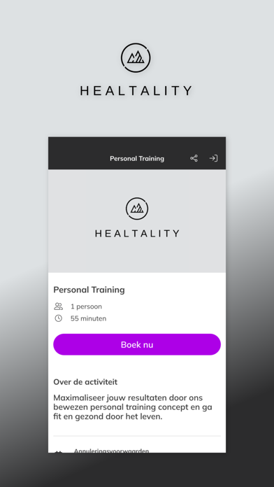 HEALTALITY Screenshot