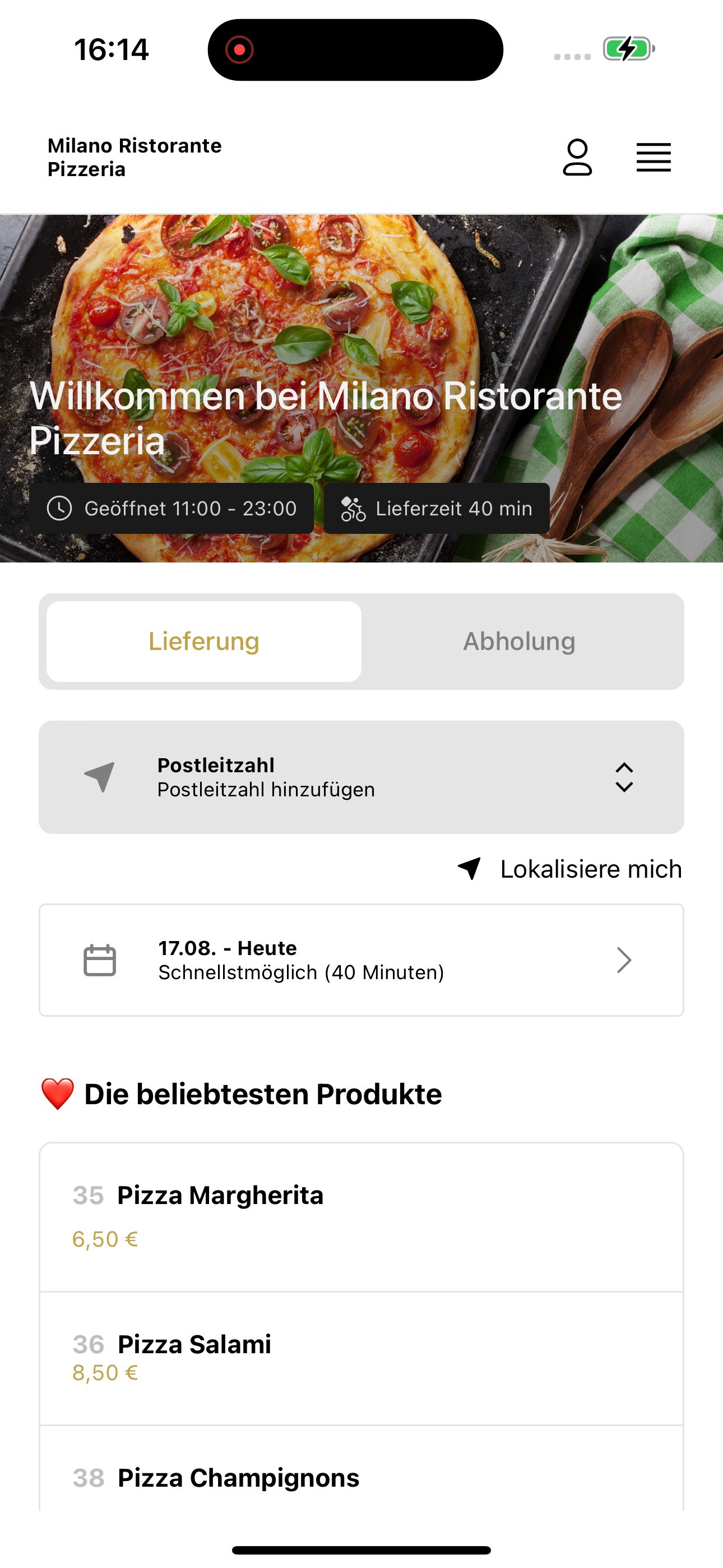 Milano Ristorante Pizzeria screenshot 5