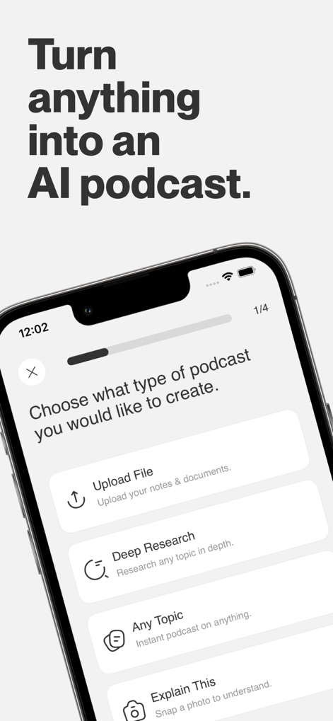 Castify — Generate AI Podcasts - Productivity App | MWM