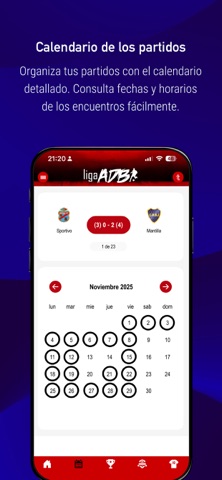 Liga ADB iPhone screenshot