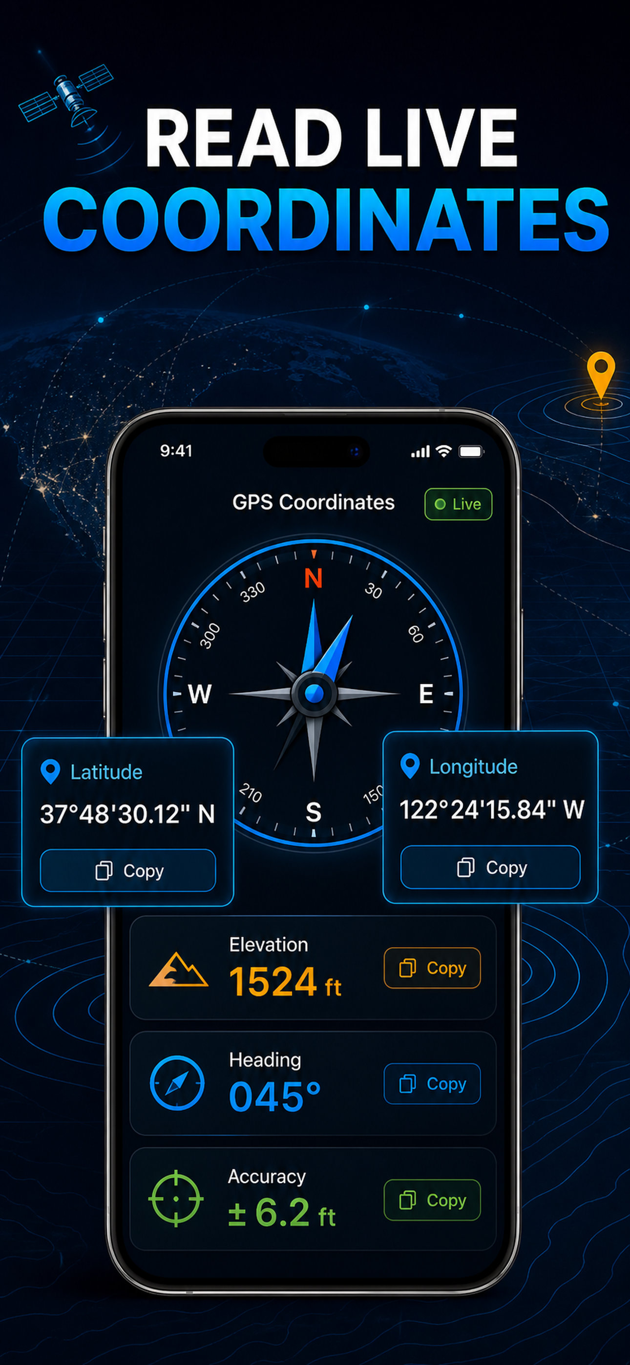 Compass: Heading & Bearing screenshot 5