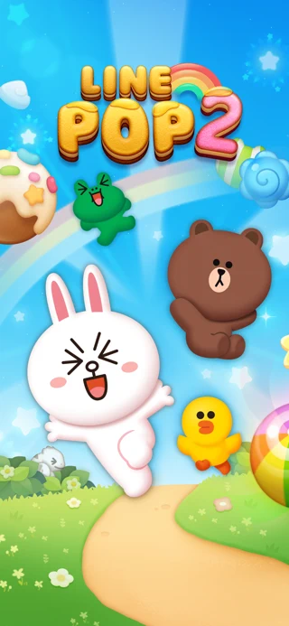LINE POP2 Puzzle -Puzzle Game App Store search result