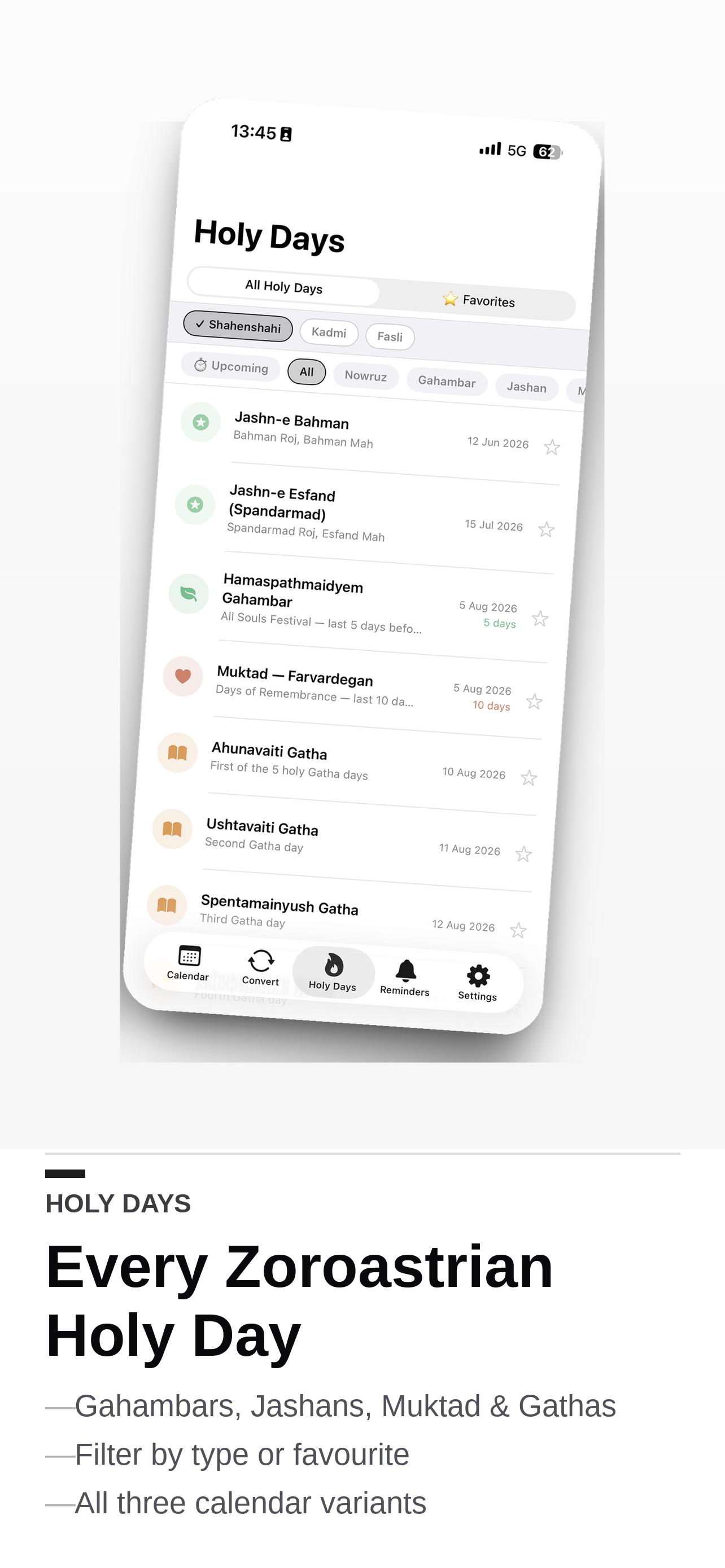 ZCal — Zoroastrian Calendar screenshot 7