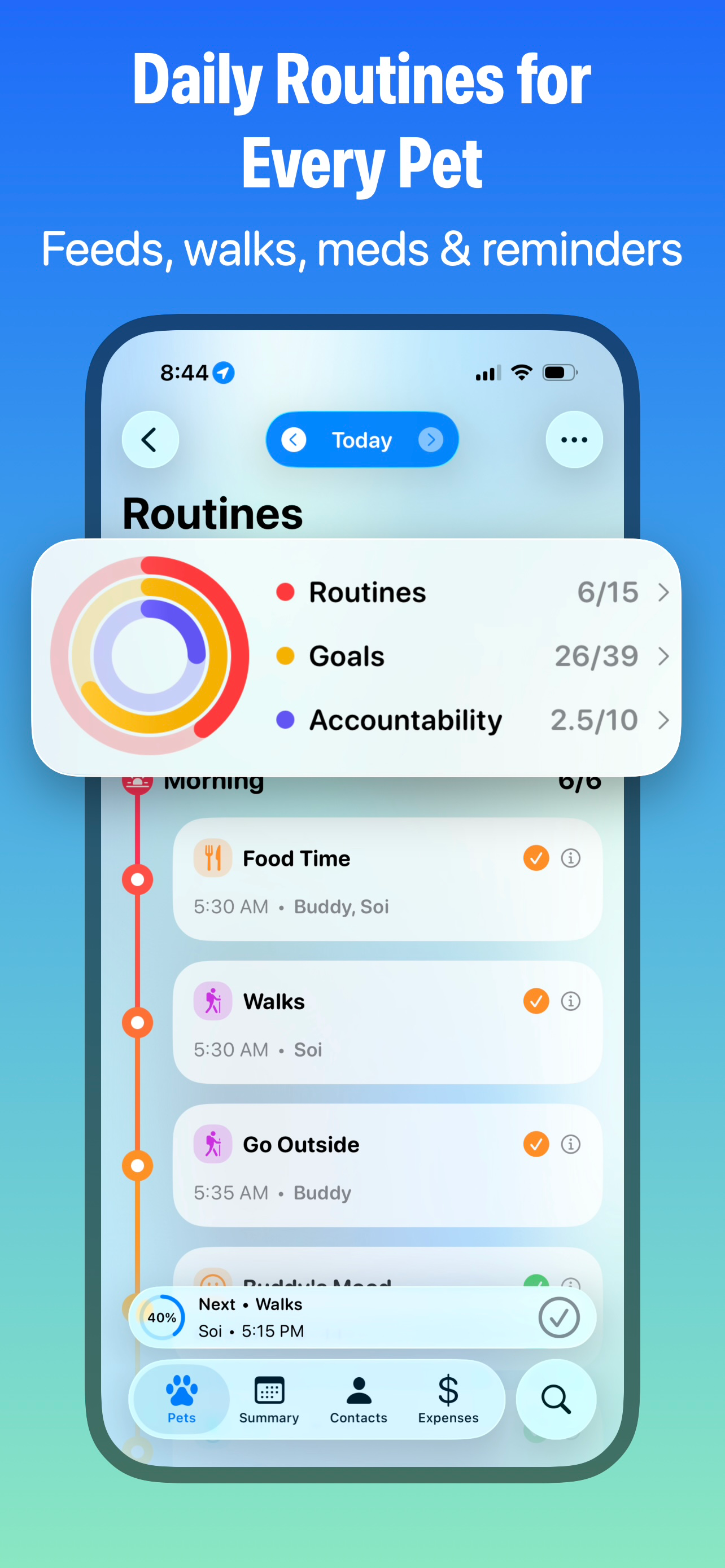 Pet Care: Dog and Cat Tracker screenshot 3