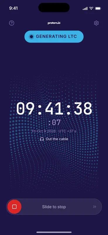 Protern Clock: LTC Generator screenshot 2 of 6