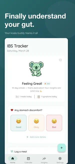 IBS Tracker: FODMAP Food Guide screenshot 1