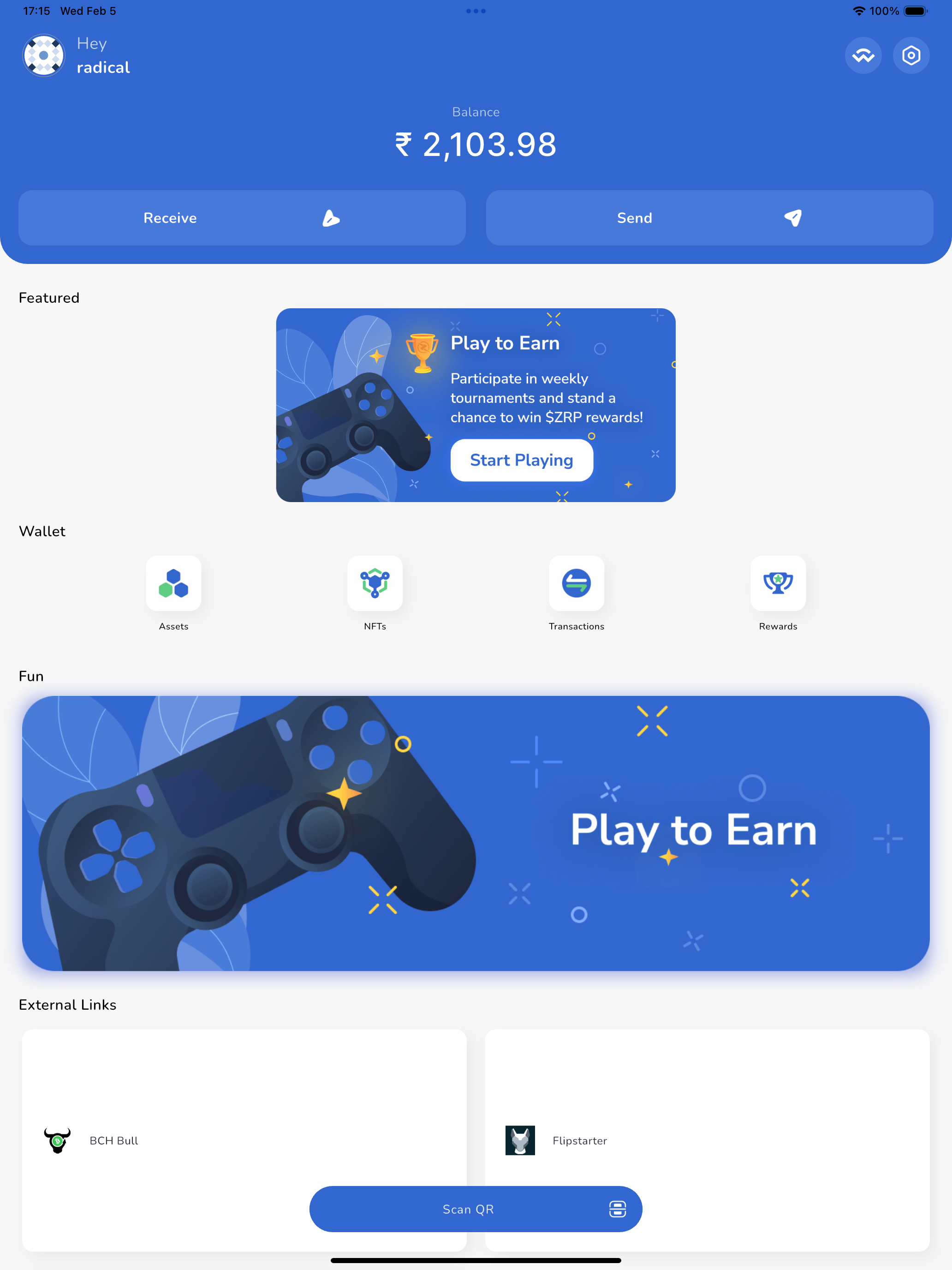 Zapit: Crypto Wallet