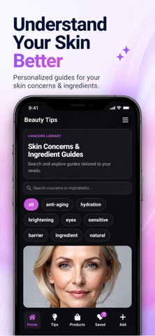 GlowRoutine Skincare Planner Screenshot 1 of 5