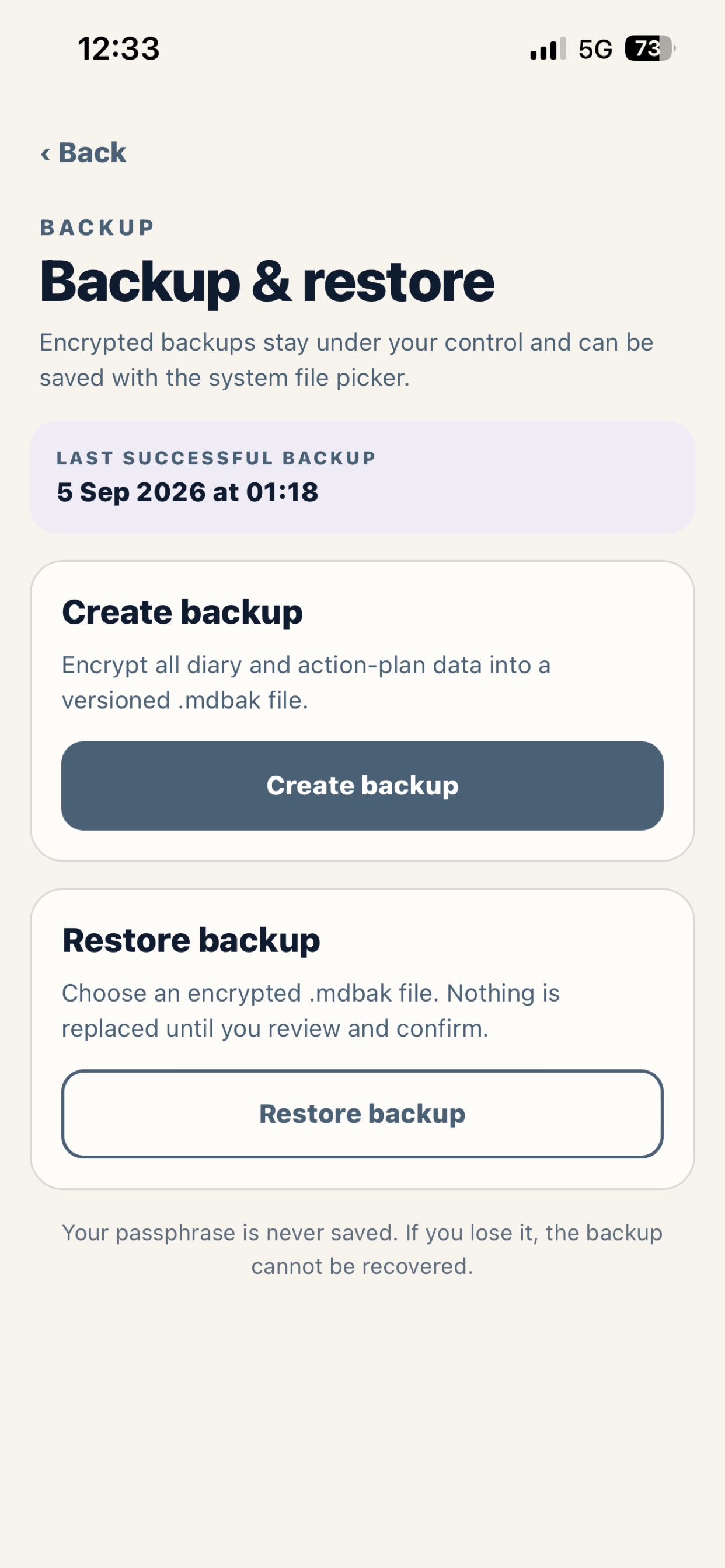 Screenshot 5 of Mitos: Mood Tracker