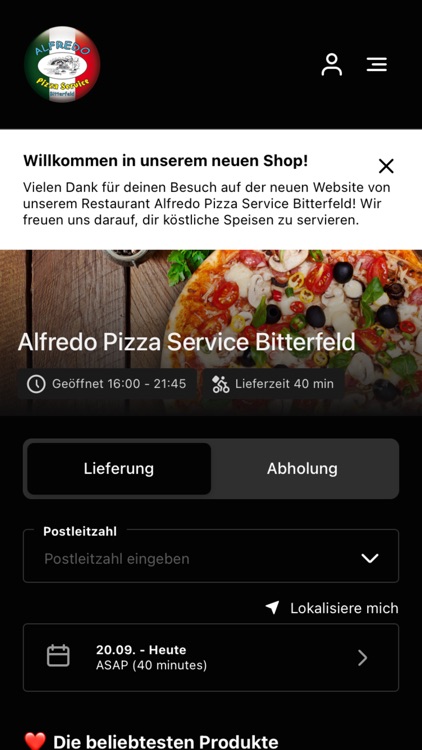 Pizza Service Alfredo