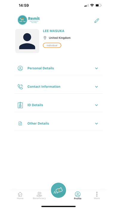 ClicknPay Remit Screenshot