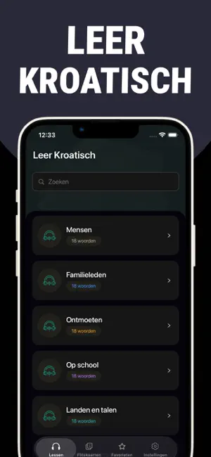 Leer Kroatisch eenvoudig screenshot 1