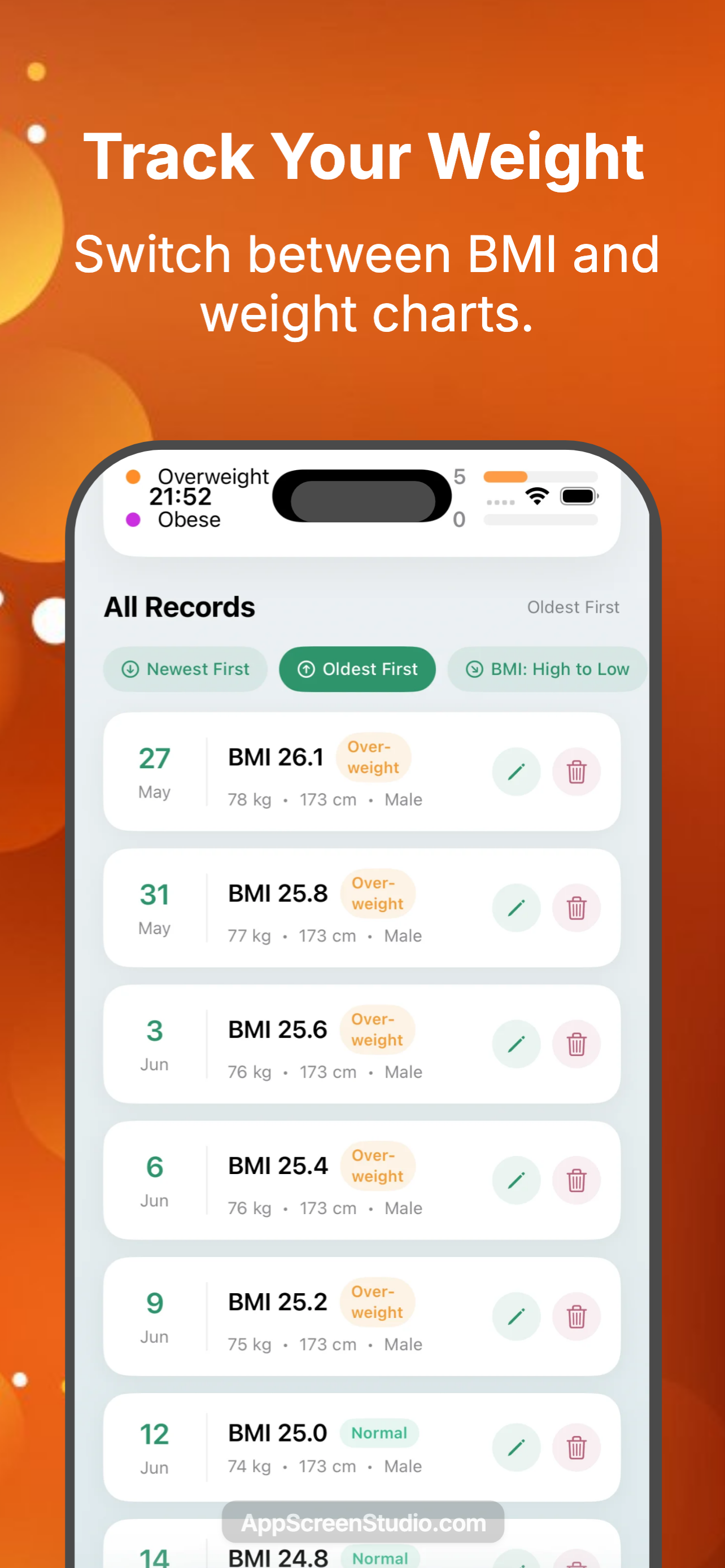 BMI Calculator - Tracker screenshot 6
