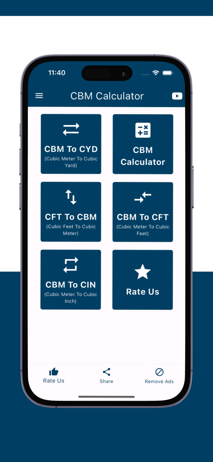 CBM Calculator - Cubic Meter