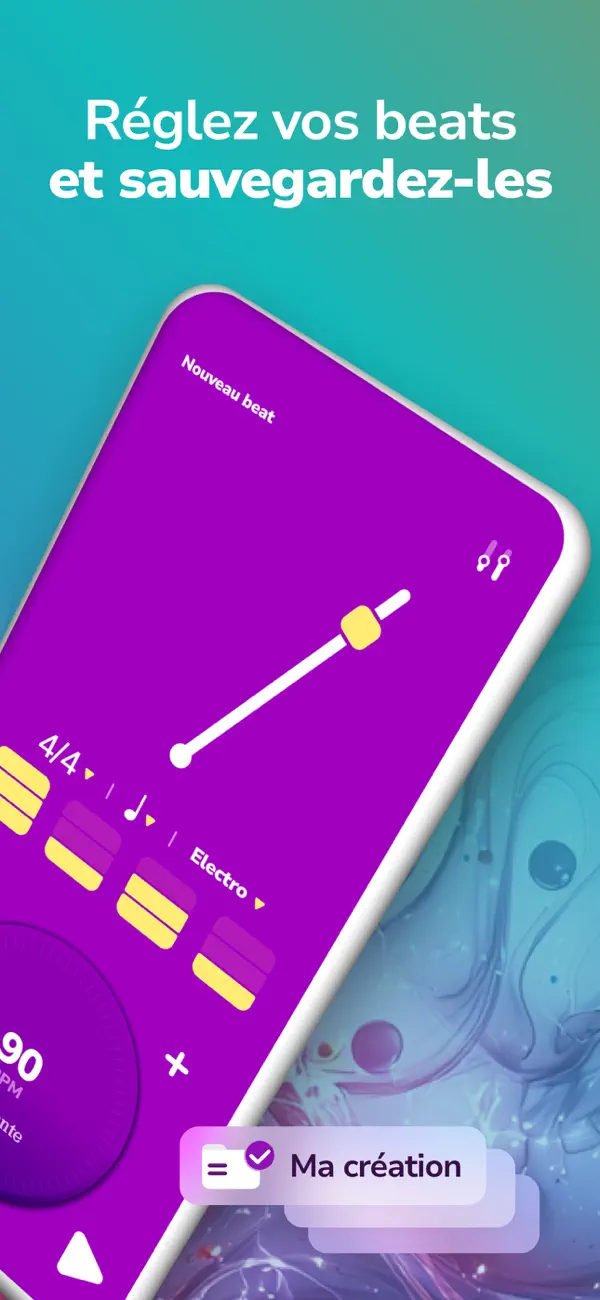 Screenshot #3 pour Metronome BEATS: Tap Tempo Bpm