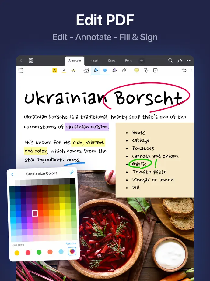 Documents iPad screenshot 3
