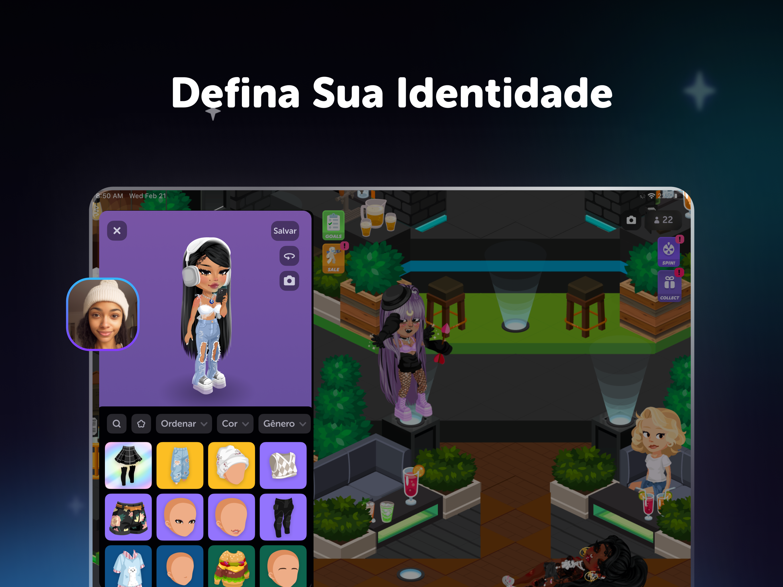 Highrise: Avatar, chat e jogo