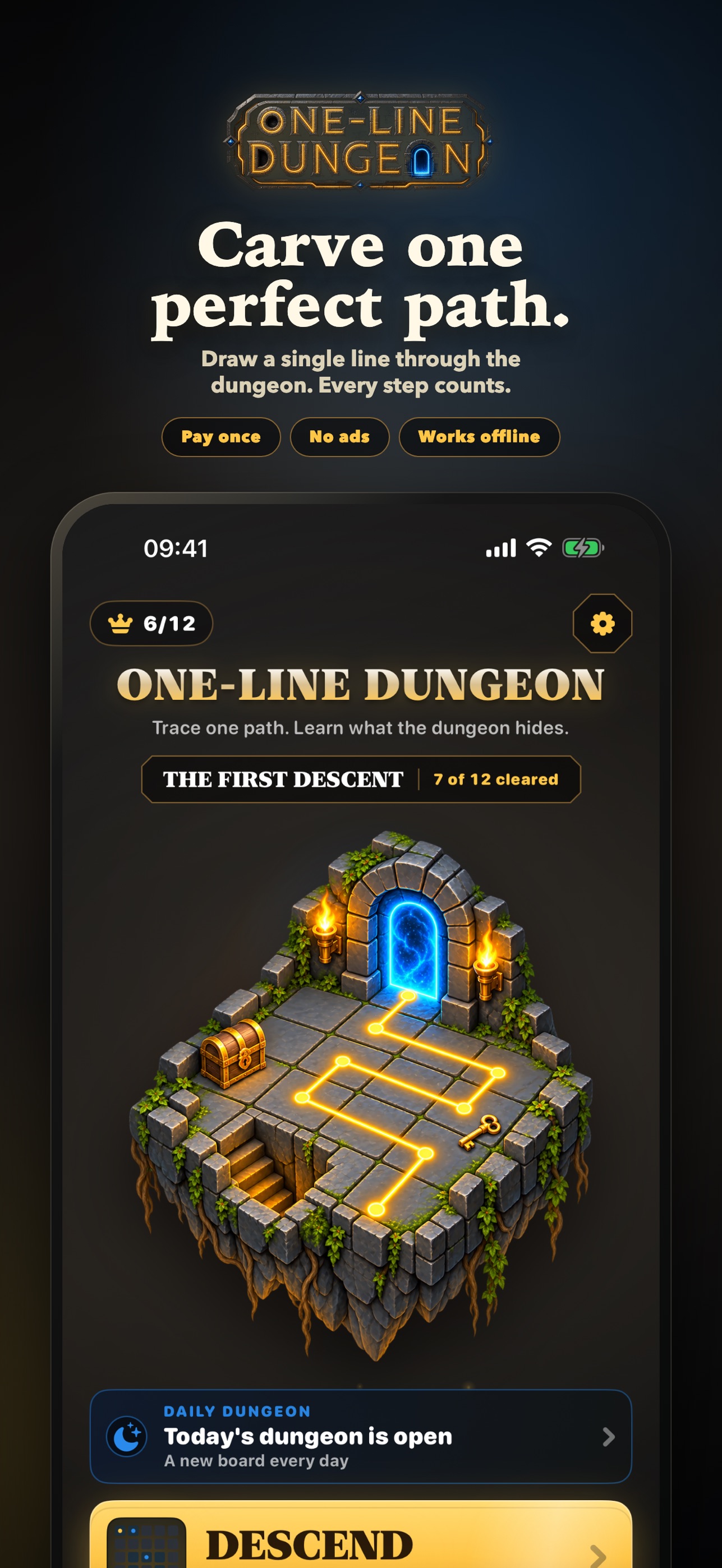 Screenshot 1 of One-Line Dungeon