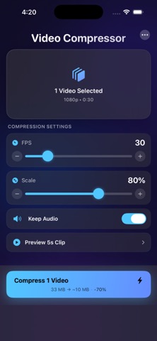 Batch Compress Videos - Shrink screenshot