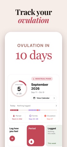 Mela: Private Period Tracker Screenshot 2 of 9
