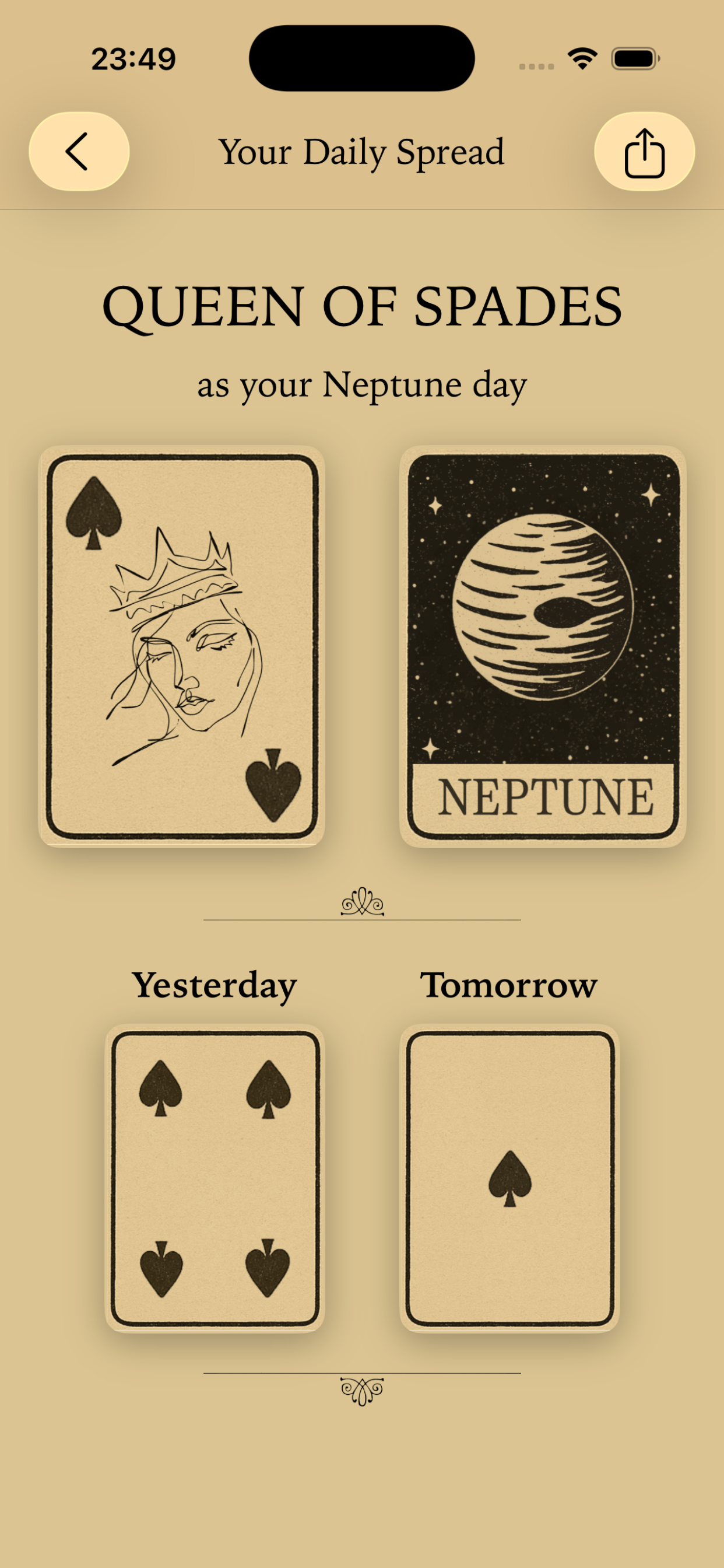 Cards of The Seven Sisters