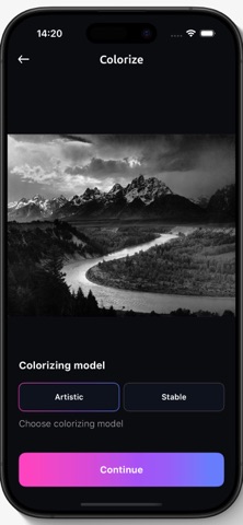 AI. Old photo restore & repair screenshot