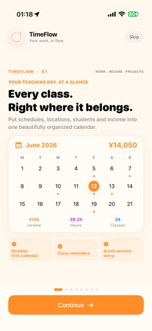TimeFlow Planner screenshot