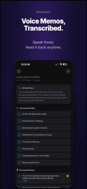 Minima Do - Voice To-Do List screenshot 3