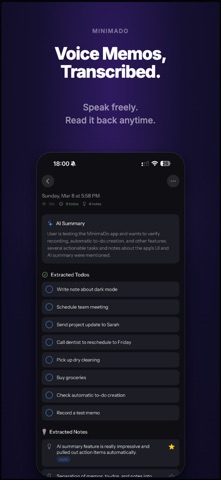 Minima Do - Voice To-Do List screenshot