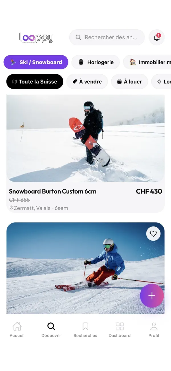 Screenshot #2 pour Looppy.ch