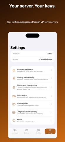 VPNerve: WireGuard VPN Screenshot 4 of 4