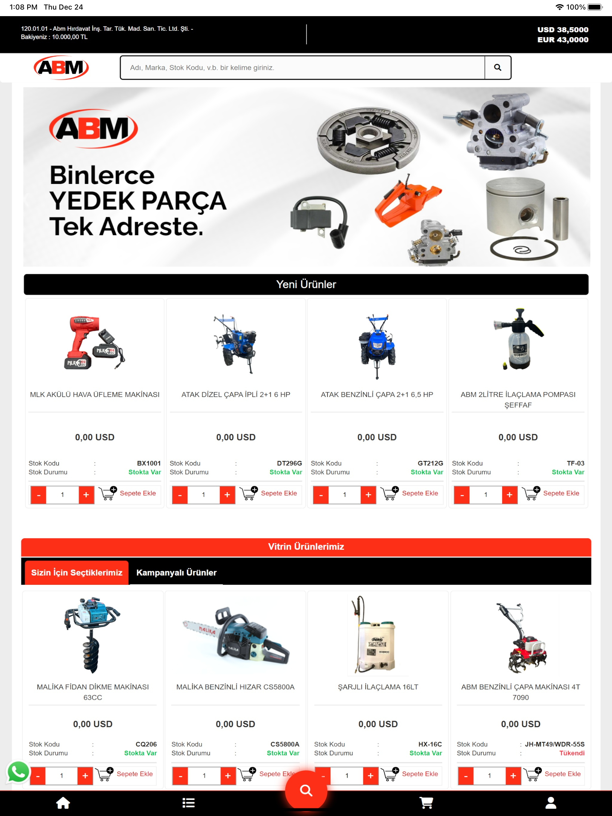Abm Hırdavat B2B