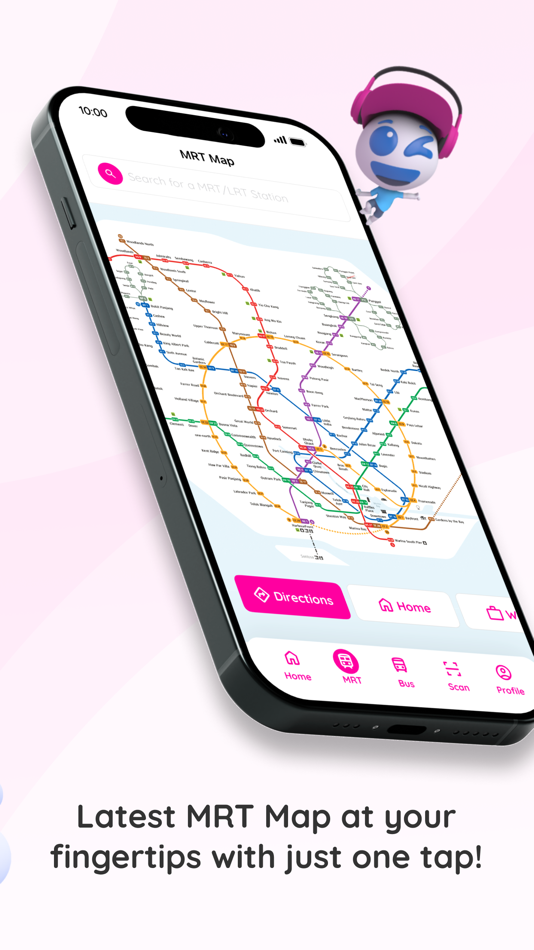 #3. WINK+ MRT Map, Bus, Food Deals (iOS) 由: SMRT Experience Pte. Ltd.