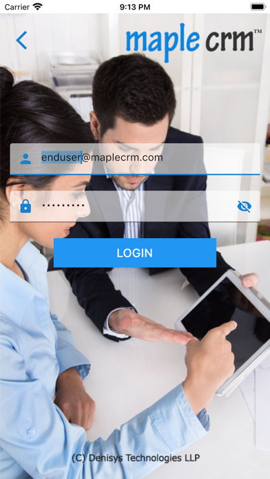Maple CRM Screenshot