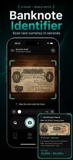 Banknote Identifier: Currency screenshot 1