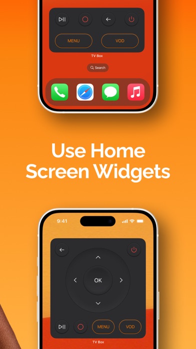 Remote Control Orange TV Screenshot