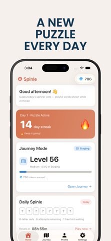Spinle: Guess AI Verb Screenshot 3 of 7