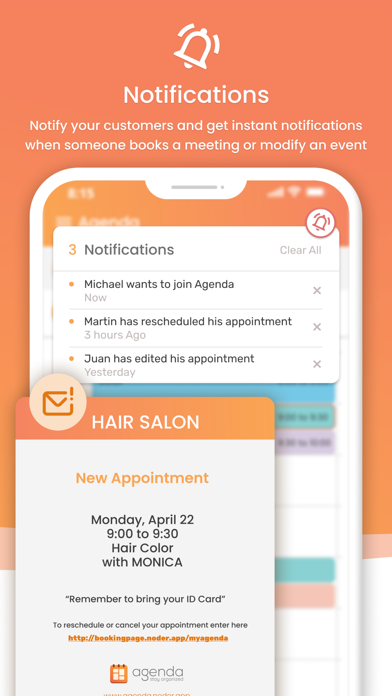 Noder - Appointment Scheduling Screenshot