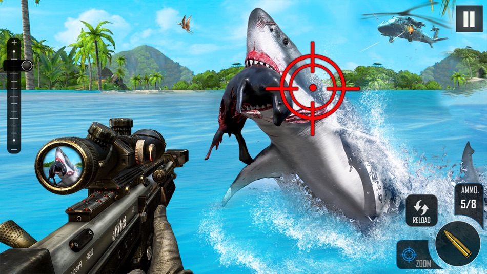 #6. Shark Attack Simulator Game 3D (iOS) Podle: Appricot Studio